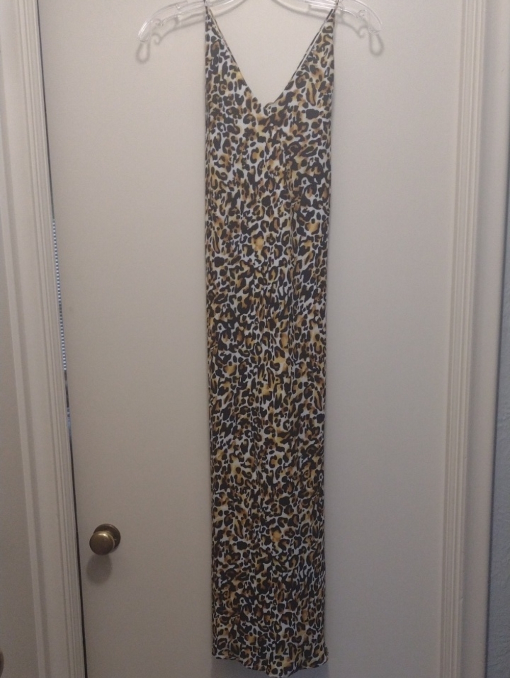 Buddy Love Leopard Print Maxi Dress (J684)